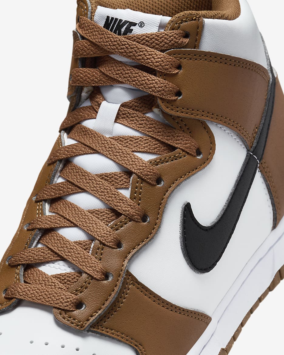 Nike SB Dunk Brown Leather purchases High Tops Shoes